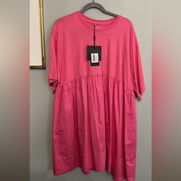 Cynthia Rowley Dresses & Skirts - Neon Pink Bree combo t shirt dress